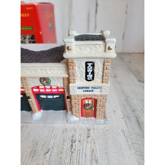Bedford falls Garage It's a wonderful Life Vintage village accessory xmas - Picture 3 of 8